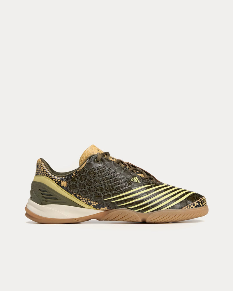 Adidas F50.7 Sala C5 Consortium Snake Powder Yellow / St Fade Ocean / Dark Cargo Low Top Sneakers - 1