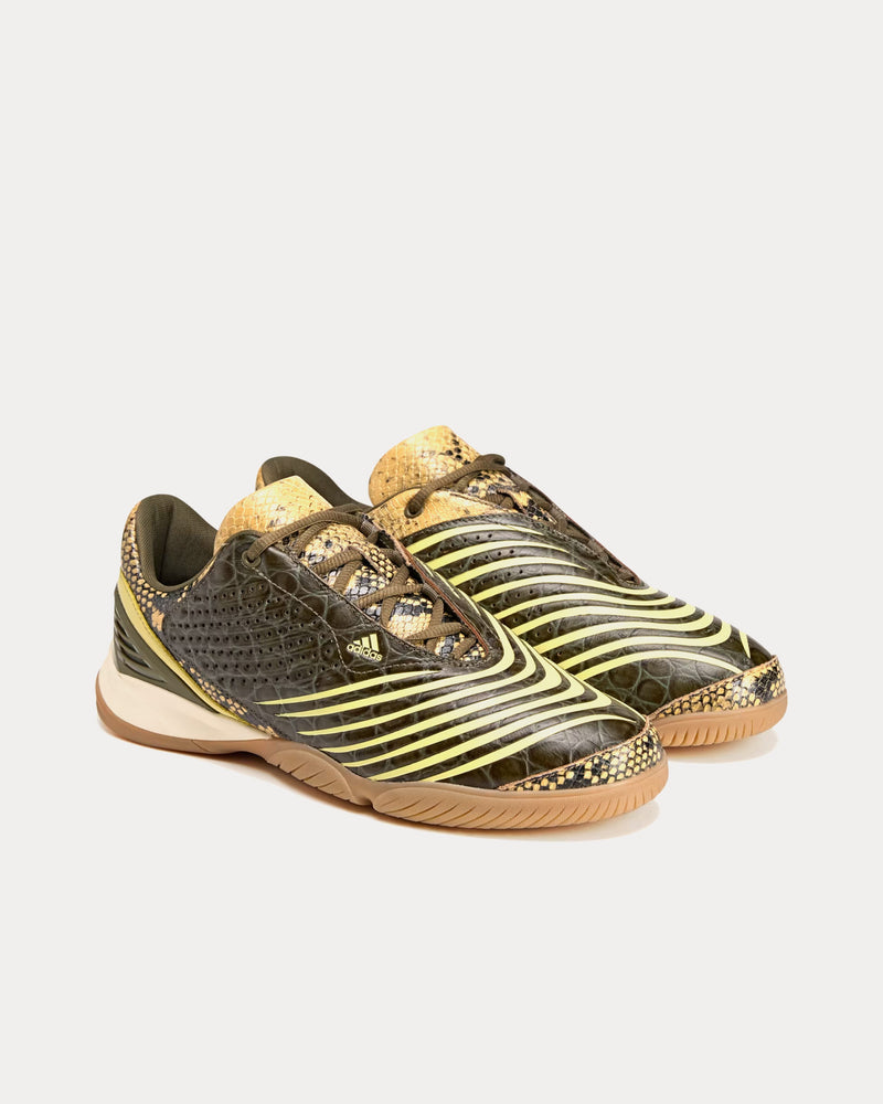 Adidas F50.7 Sala C5 Consortium Snake Powder Yellow / St Fade Ocean / Dark Cargo Low Top Sneakers - 3