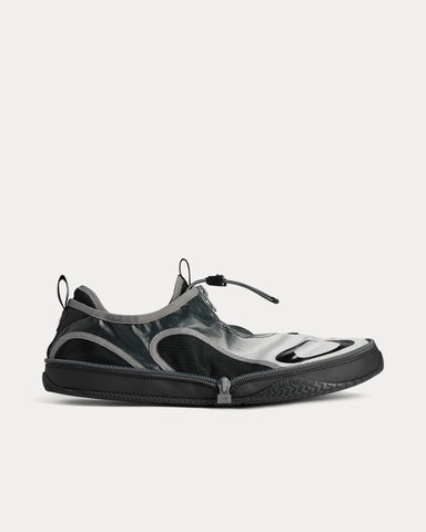 Balenciaga Pocket Gradient Black / White Slip On Sneakers