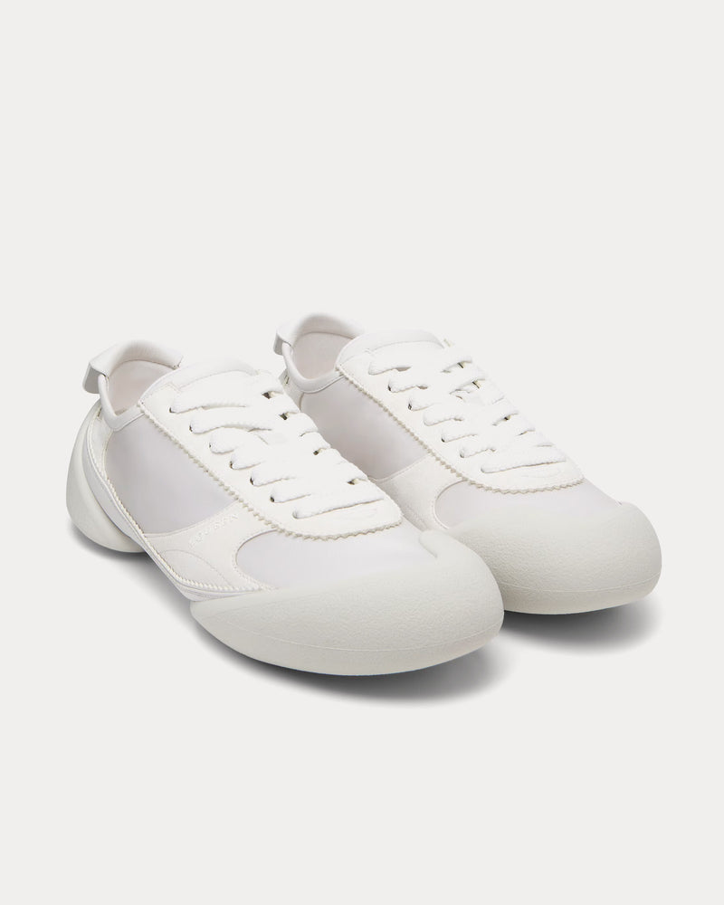 Alexander McQueen Flexion Leather & Rubber White Low Top Sneakers - 2