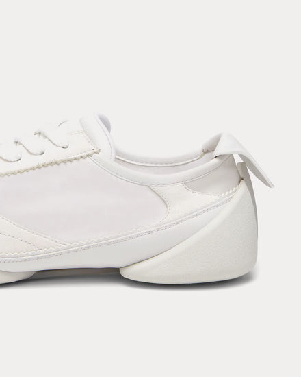 McQueen Flexion Leather & Rubber White Low Top Sneakers - 4