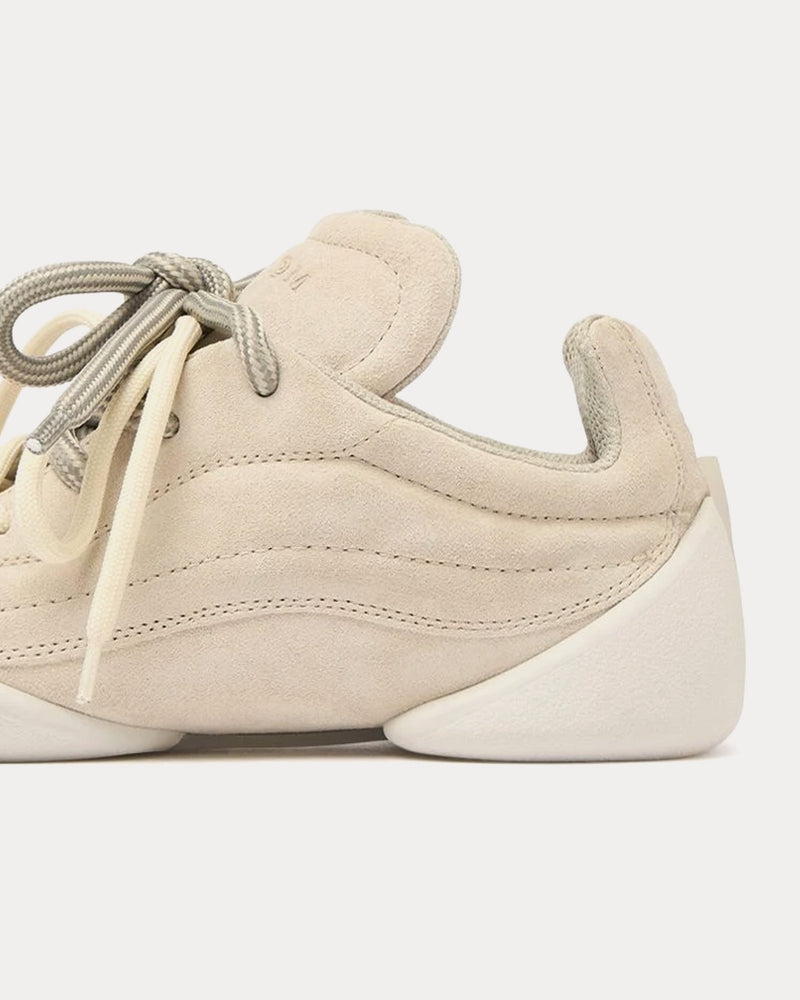 McQueen Flexion Suede Beige Low Top Sneakers - 4