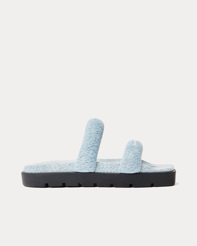 Alexander Wang Jay Flatform Denim Sandals