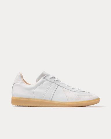 Allevol German Army Trainer 'GAT' Leather White Low Top Sneakers