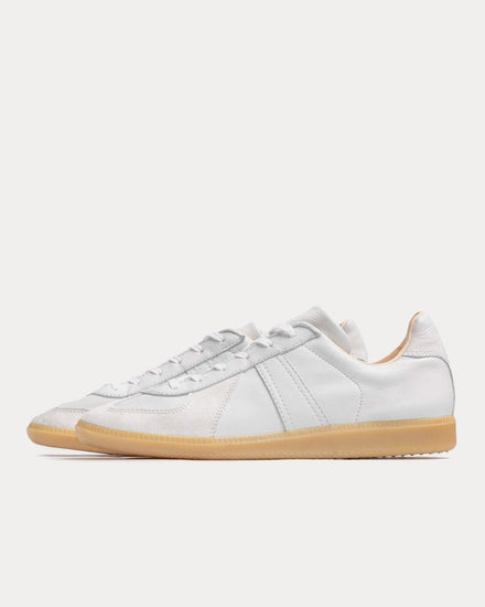 Allevol German Army Trainer 'GAT' Leather White Low Top Sneakers - 4