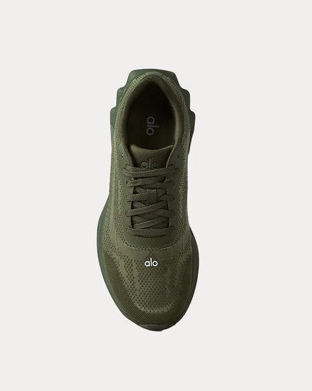Alo Yoga Women's Alo Runner Olive Green Running Shoes