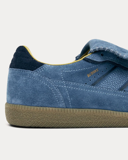 Alohas Tb.490 Club Suede & Leather Blue Low Top Sneakers - 2