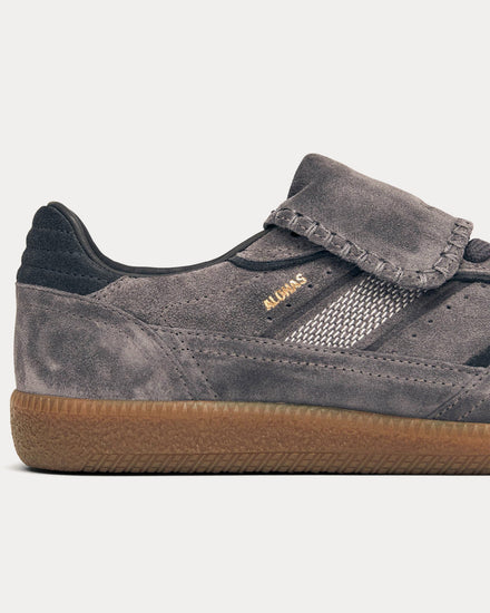 Alohas Tb.490 Club Suede & Leather Dark Grey Low Top Sneakers - 2