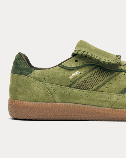 Alohas Tb.490 Club Suede & Leather Green Low Top Sneakers - 2