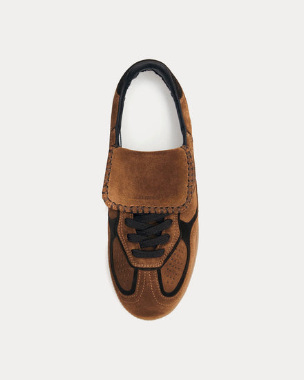 Alohas Tb.490 Club Suede & Leather Brown Low Top Sneakers - 2