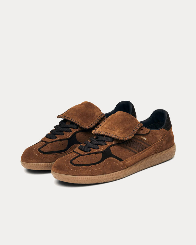 Alohas Tb.490 Club Suede & Leather Brown Low Top Sneakers - 3