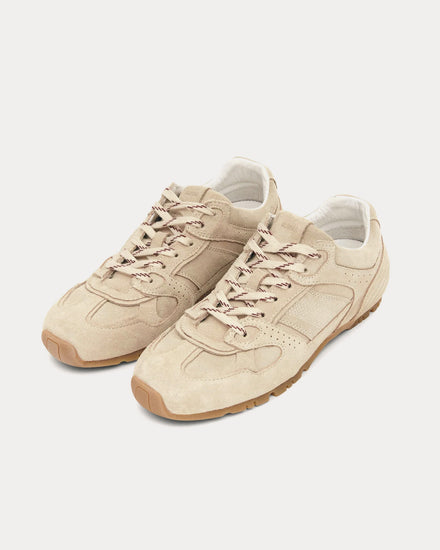 Alohas Tb.56 Suede Cream Low Top Sneakers - 3