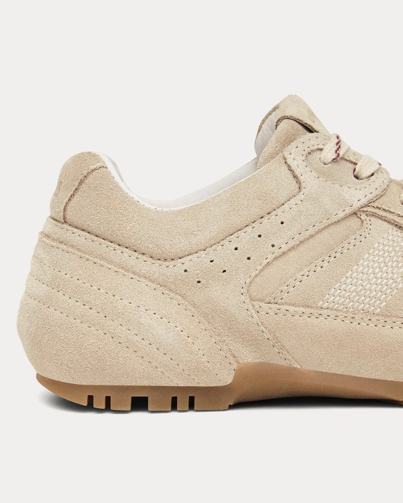 Alohas Tb.56 Suede Cream Low Top Sneakers - 4