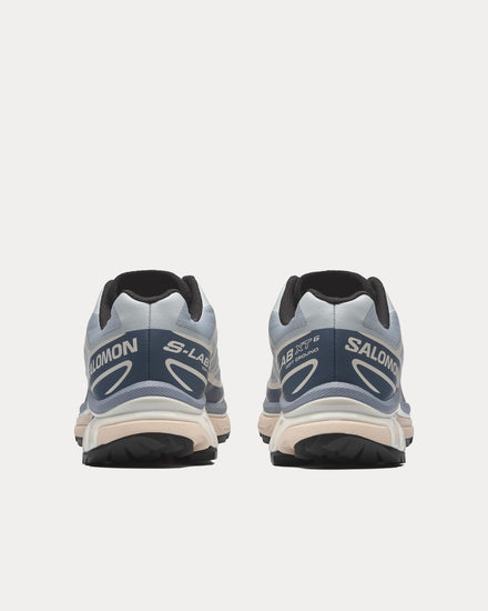 Salomon XT-6 Pearl Blue / Grisaille / Vanilla Ice Low Top Sneakers - 4