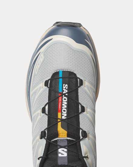 Salomon XT-6 Pearl Blue / Grisaille / Vanilla Ice Low Top Sneakers - 6