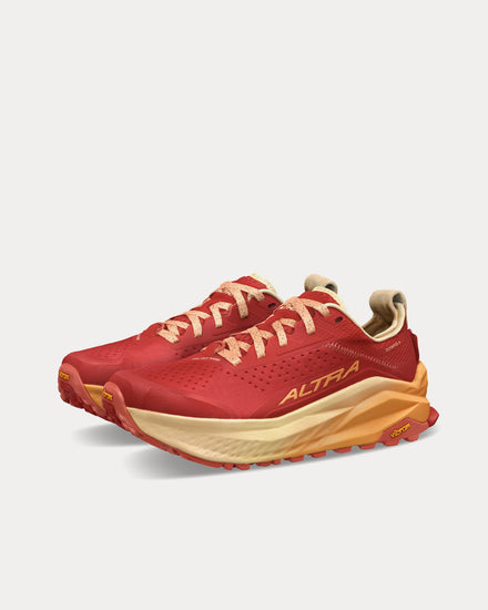 Altra Olympus 6 Red / Orange Running Shoes - 3