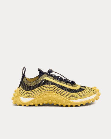 Ami Paris Mirage Knit Yellow Pastel / Black Low Top Sneakers