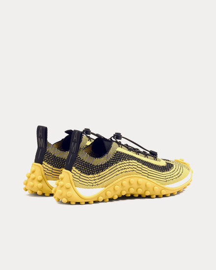 Ami Paris Mirage Knit Yellow Pastel / Black Low Top Sneakers - 3