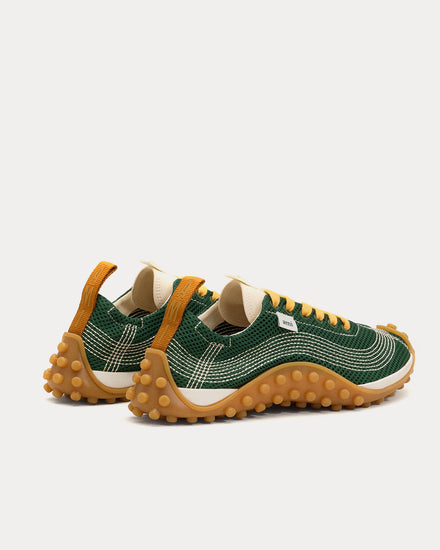 Ami Paris Mirage Mesh Bottle Green / Cumin Low Top Sneakers - 4