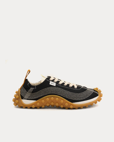 Ami Paris Mirage Mesh Black / Ivory Low Top Sneakers