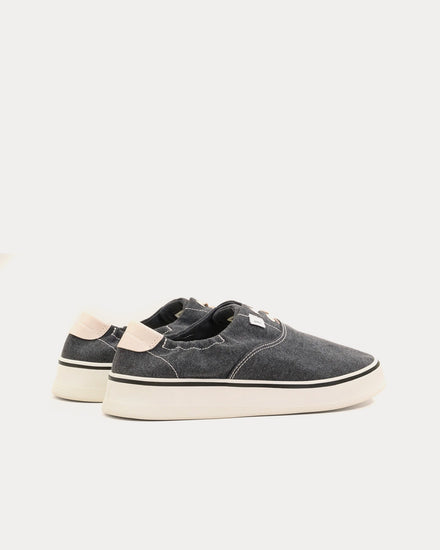 Ami Paris Tennis Cotton Navy Blue Low Top Sneakers - 3