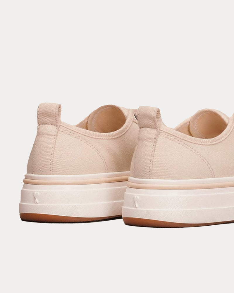 Ami Paris Women's 1980 Canvas Off White / White Low Top