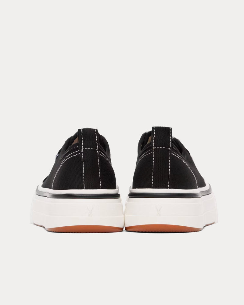 Ami Paris Women's 1980 Canvas Black / White Low Top Sneakers