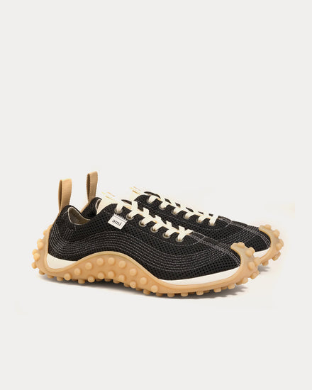 Ami Paris Mirage Mesh Black Low Top Sneakers - 2