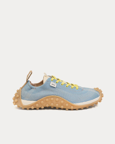 Ami Paris Mirage Mesh Sky Blue Low Top Sneakers