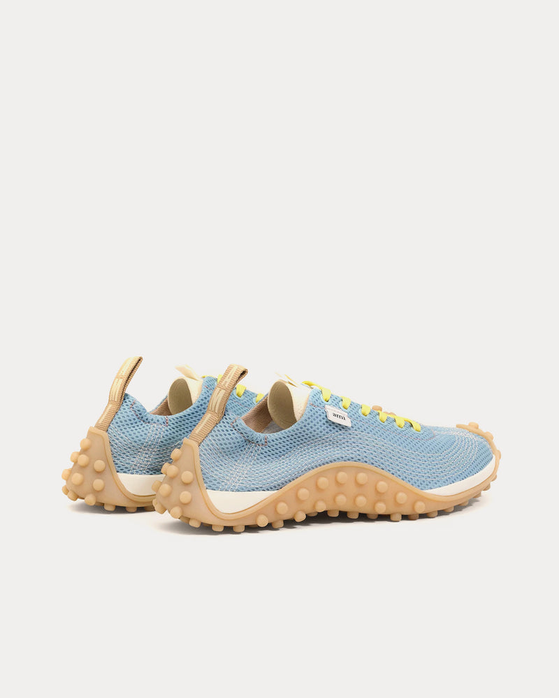 Ami Paris Mirage Mesh Sky Blue Low Top Sneakers - 3
