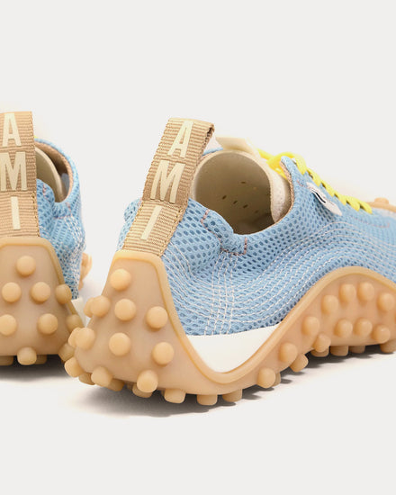 Ami Paris Mirage Mesh Sky Blue Low Top Sneakers - 4