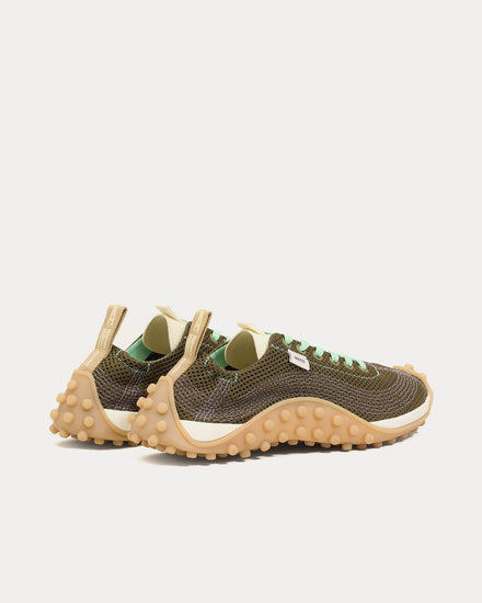 Ami Paris Mirage Mesh Green Low Top Sneakers - 3