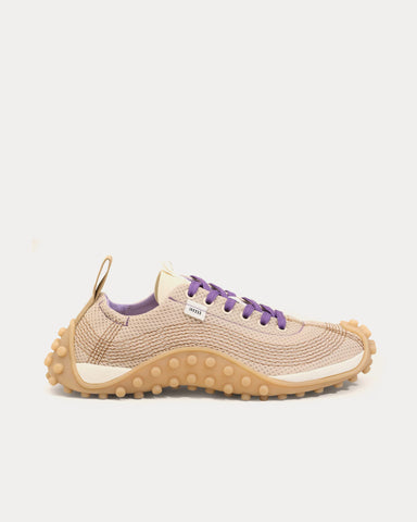 Ami Paris Mirage Mesh Ivory Low Top Sneakers