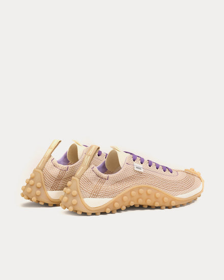 Ami Paris Mirage Mesh Ivory Low Top Sneakers - 3