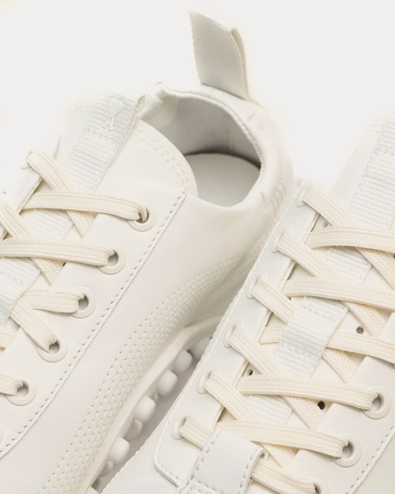 Ami Paris Mirage Mesh White Low Top Sneakers - 4