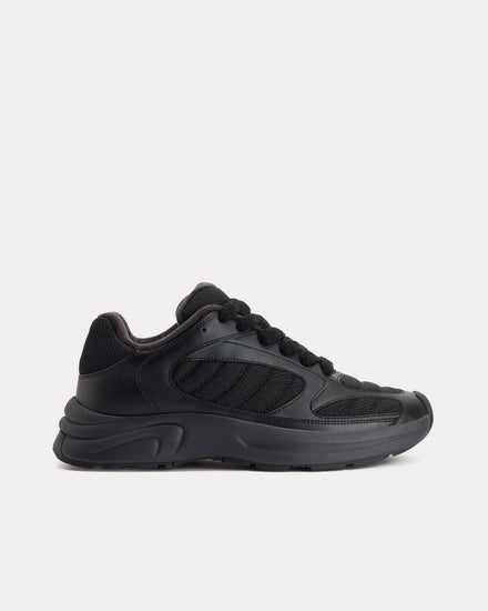 Ami Paris Ami Sn2023 Black Low Top Sneakers - 1