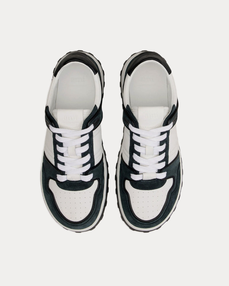 Ami Paris Walk Leather White / Black Low Top Sneakers - 2