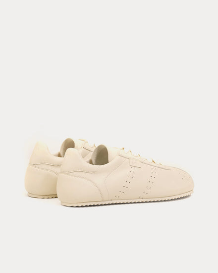 Ami Paris Step Smooth Nappa Leather White Low Top Sneakers - 3