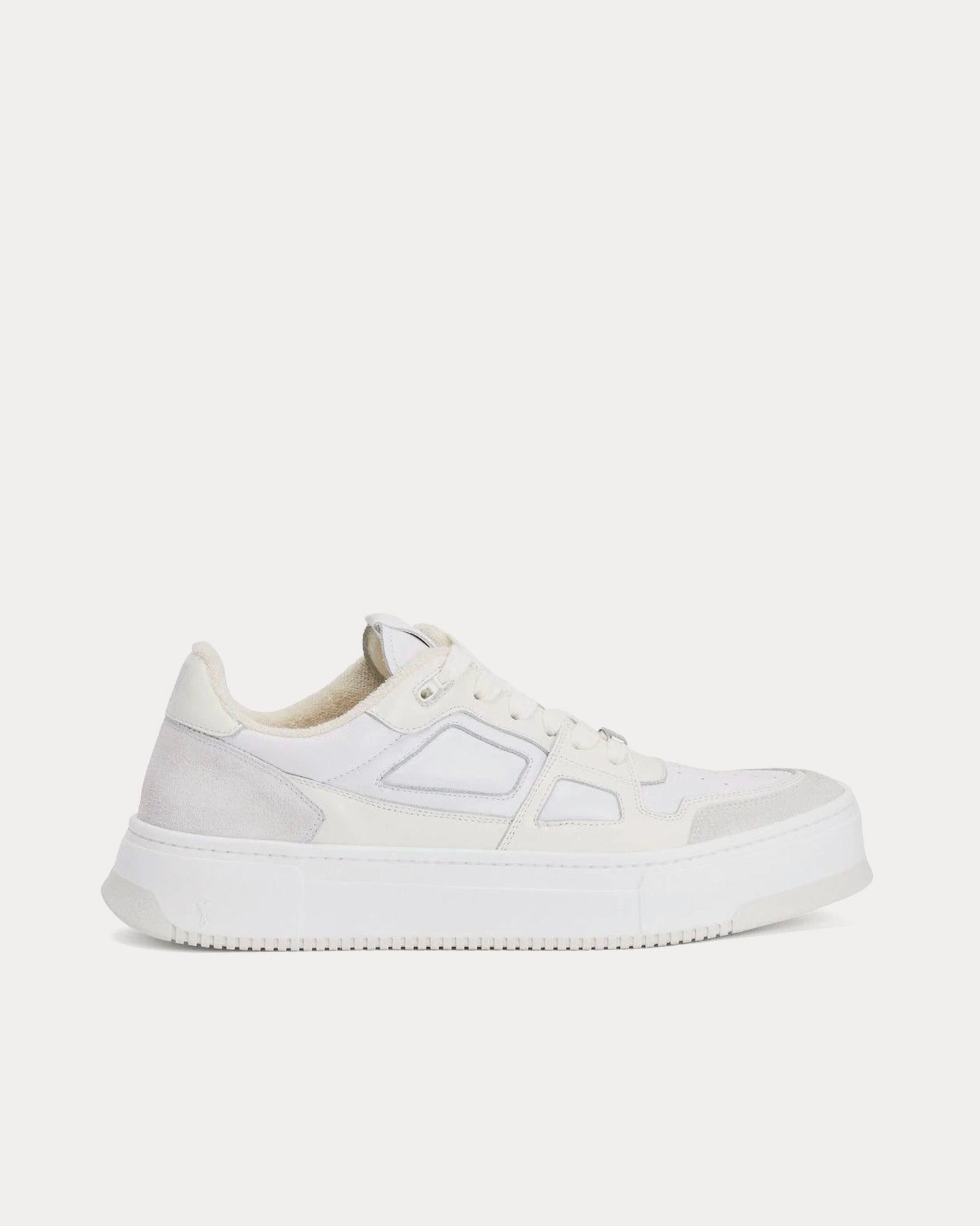 AMI - Arcade Leather White Low Top Sneakers