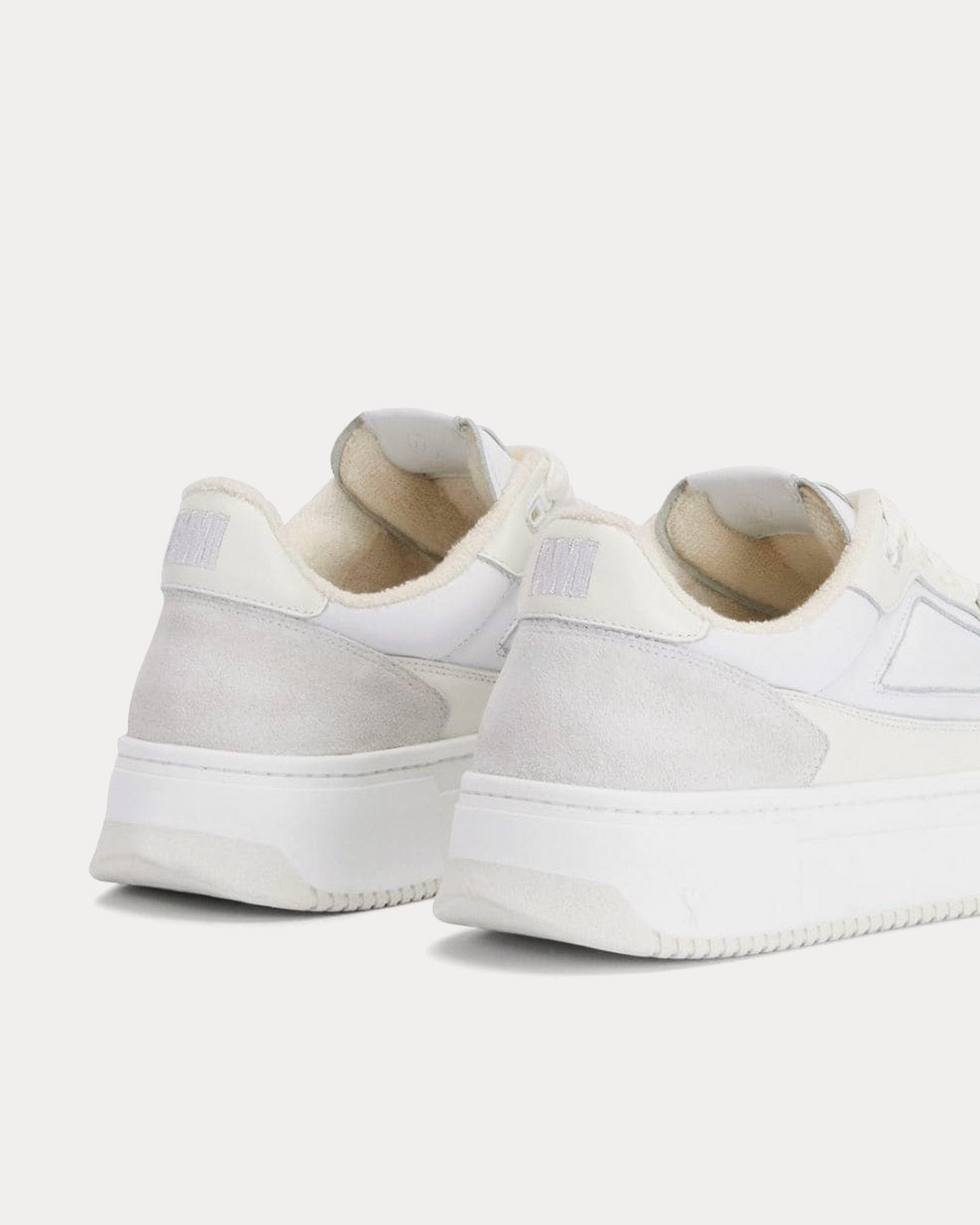 AMI - Arcade Leather White Low Top Sneakers