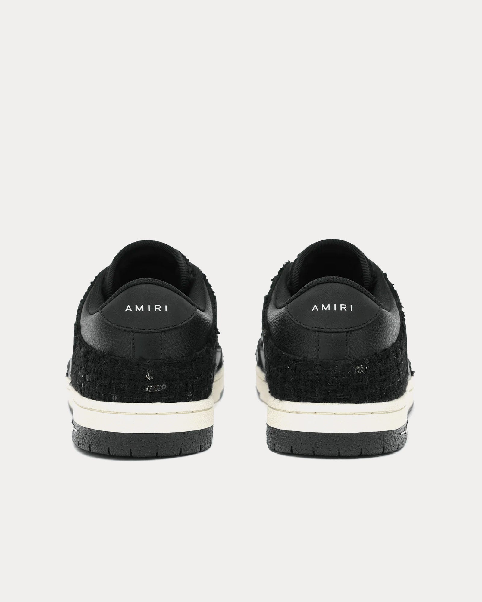 AMIRI - Skel-Top Boucle Black Low Top Sneakers
