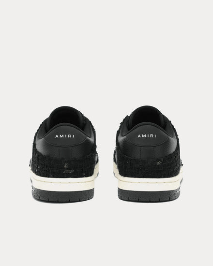 AMIRI Men's Skel-Top Boucle Black Low Top Sneakers & Trainers