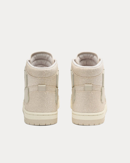 AMIRI Crystal Skel Top Hi Beige High Top Sneakers - 3