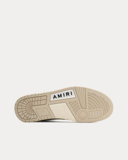 AMIRI Crystal Skel Top Hi Beige High Top Sneakers - 5