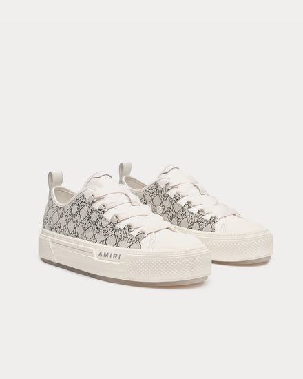 AMIRI MA Quad Court Low Grey Low Top Sneakers - 3