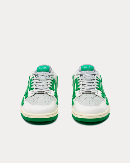 AMIRI Skel-Top Mesh White / Green Low Top Sneakers - 2