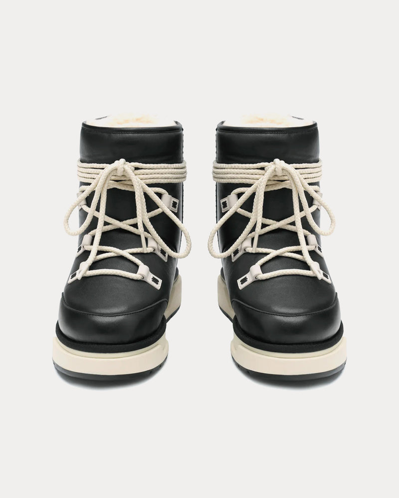 AMIRI Malibu Hi Leather Black Boots - 2