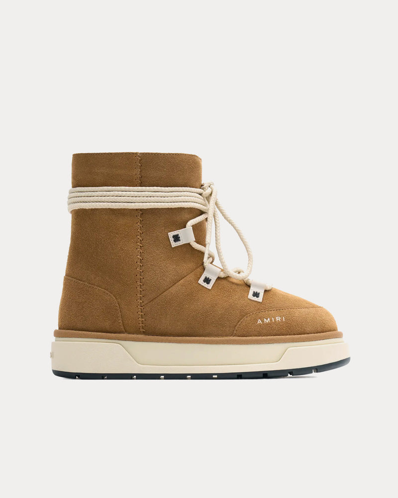 AMIRI Malibu Hi Suede Brown Boots - 1