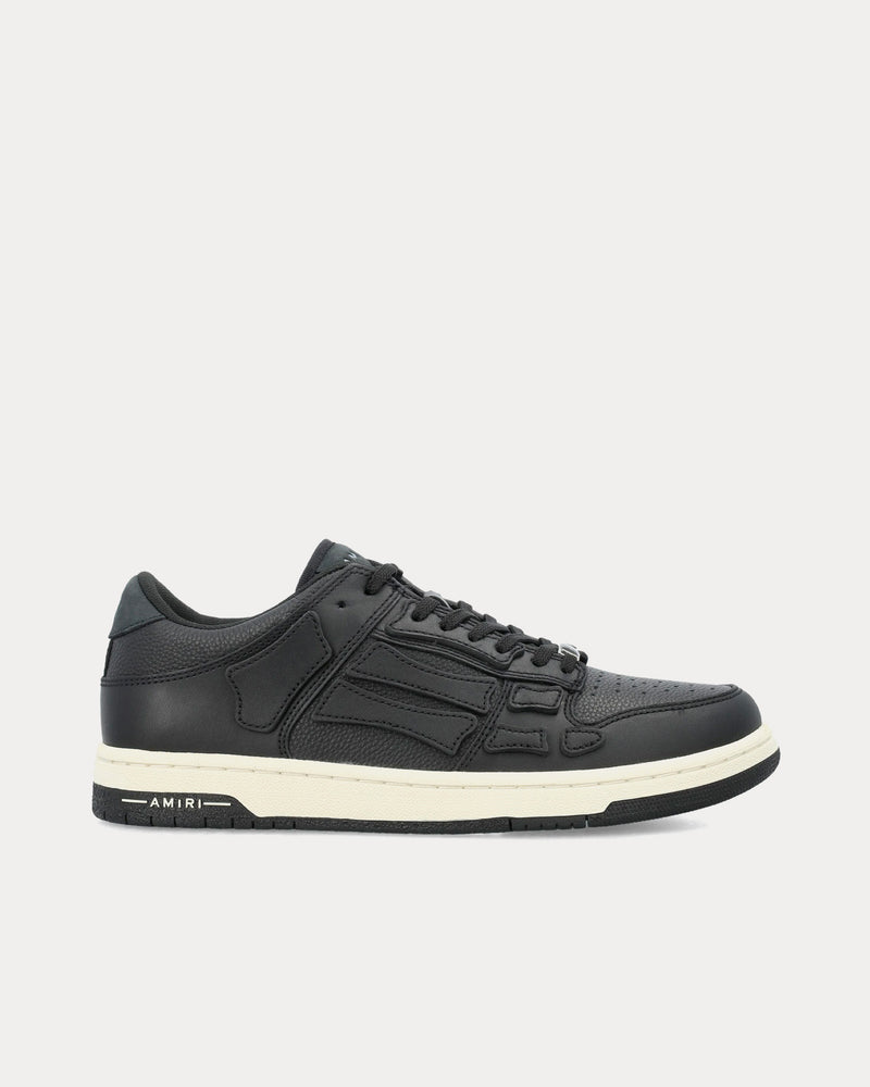 AMIRI Skel-Top Leather Black Low Top Sneakers - 1