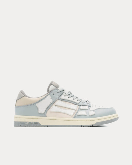AMIRI Skel-Top Leather Grey Low Top Sneakers - 1